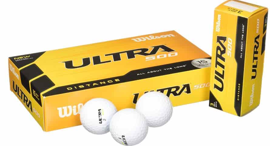 wilson ultra best golf ball for distance